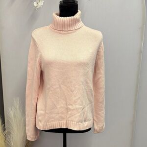 Lauren Ralph Lauren Light Pink Turtleneck Sweater